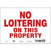 Safety Sign 7 in x 10 in Vinyl