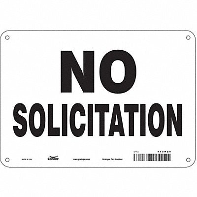 Safety Sign 7 in x 10 in Polyethylene