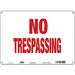 Safety Sign 10 inx14 in Aluminum