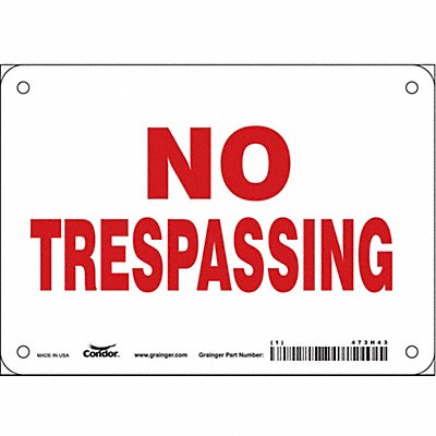 Safety Sign 7 inx10 in Vinyl