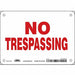 Safety Sign 7 inx10 in Vinyl