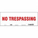 Safety Sign 5 in x 14 in Vinyl