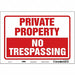 Safety Sign 7 inx10 in Vinyl