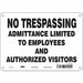Safety Sign 7 in x 10 in Aluminum