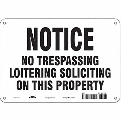 Safety Sign 7 inx10 in Polyethylene