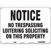 Safety Sign 10 in x 14 in Polyethylene