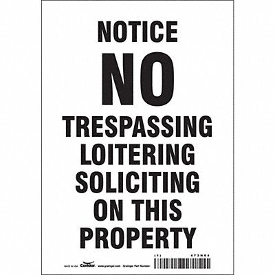 Safety Sign 10 in x 7 in Vinyl