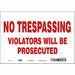 Safety Sign 7 in x 10 in Vinyl