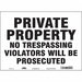 Safety Sign 10 in x 14 in Vinyl