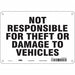 Safety Sign 7 in x 10 in Aluminum