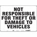 Safety Sign 14 in x 20 in Polyethylene