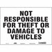 Safety Sign 10 in x 14 in Vinyl
