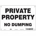 Safety Sign 7 in x 10 in Polyethylene