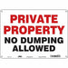 Safety Sign 10 inx14 in Aluminum