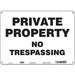 Safety Sign 10 inx14 in Polyethylene