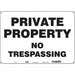 Safety Sign 14 in x 20 in Polyethylene