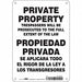 Safety Sign 10 in x 7 in Aluminum