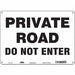 Safety Sign 10 inx14 in Aluminum