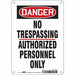 Safety Sign 10 in x 7 in Polyethylene