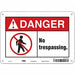 Safety Sign 7 in x 10 in Aluminum