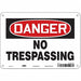 Safety Sign 7 inx10 in Polyethylene