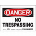 Safety Sign 5 in x 7 in Vinyl