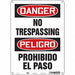 Safety Sign 14 inx10 in Aluminum