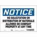 Safety Sign 7 in x 10 in Vinyl