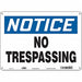 Safety Sign 10 inx14 in Aluminum