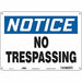 Safety Sign 10 inx14 in Polyethylene