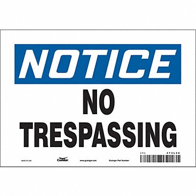 Safety Sign 7 in x 10 in Vinyl