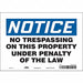 Safety Sign 7 in x 10 in Vinyl
