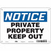 Safety Sign 7 in x 10 in Polyethylene