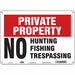 Safety Sign 10 inx14 in Aluminum