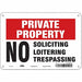 Safety Sign 7 in x 10 in Aluminum