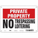 Safety Sign 7 inx10 in Polyethylene