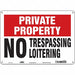 Safety Sign 10 inx14 in Polyethylene