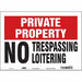 Safety Sign 10 inx14 in Vinyl