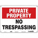 Safety Sign 10 inx14 in Aluminum