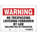 Safety Sign 7 in x 10 in Polyethylene