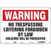 Safety Sign 10 in x 14 in Polyethylene