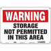 Safety Sign 10 in x 14 in Aluminum