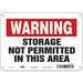 Safety Sign 7 in x 10 in Polyethylene