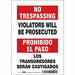 Safety Sign 10 in x 7 in Vinyl
