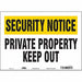Safety Sign 10 in x 14 in Vinyl