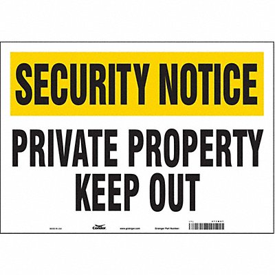 Safety Sign 14 in x 20 in Vinyl
