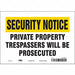 Safety Sign 7 inx10 in Vinyl