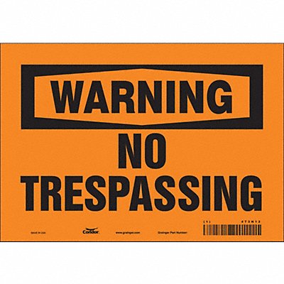 Safety Sign 7 inx10 in Vinyl