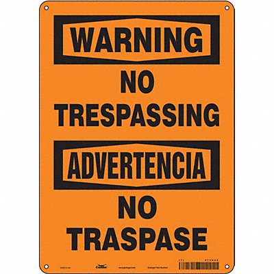 Safety Sign 14 inx10 in Aluminum