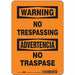 Safety Sign 10 in x 7 in Polyethylene